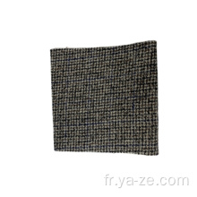 80% laine 20% Poly Double face Tweed Plaid tissu